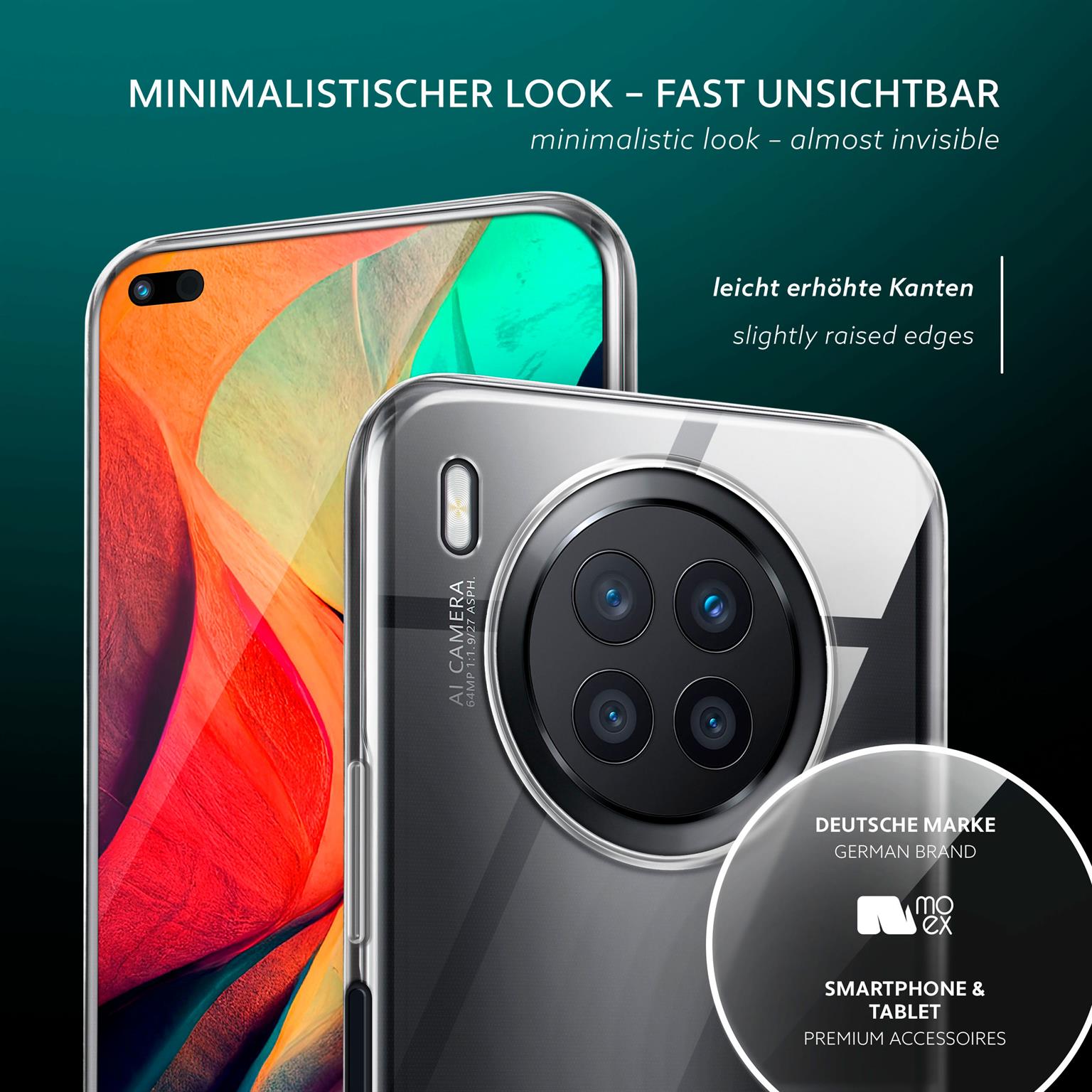 moex Aero Case Huawei nova 8i durchsichtig aus Silikon – Weiteres Produktbild 3