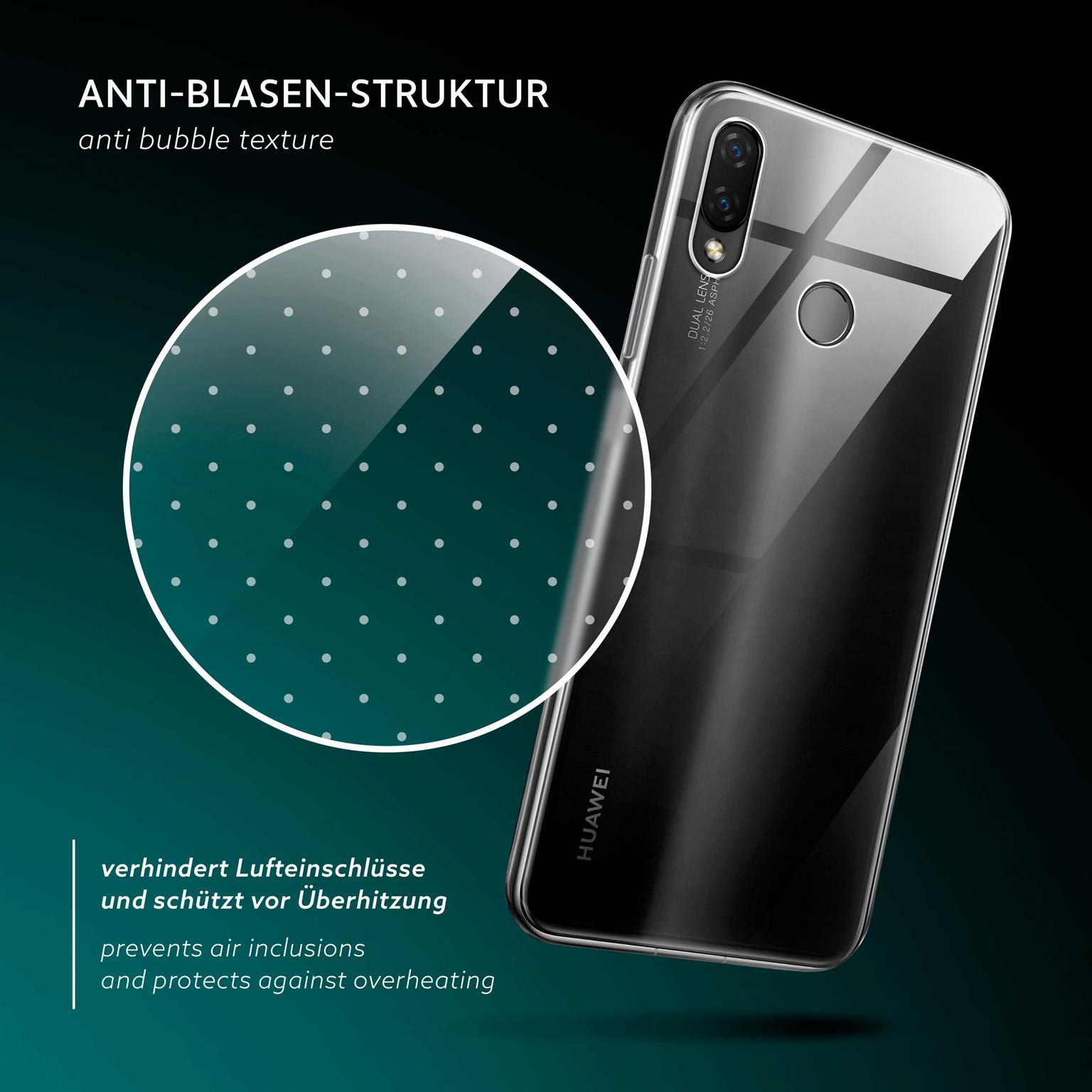 moex Aero Case Huawei P smart Plus durchsichtig aus Silikon – Weiteres Produktbild 5