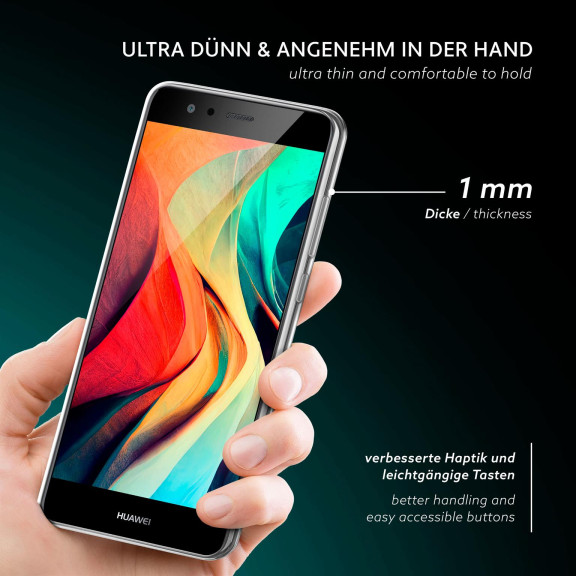 moex Aero Case Huawei P10 Lite durchsichtig aus Silikon – Weiteres Produktbild 2