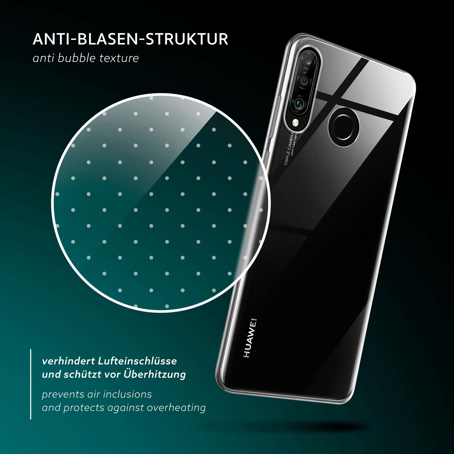 moex Aero Case Huawei P30 Lite New Edition durchsichtig aus Silikon – Weiteres Produktbild 6