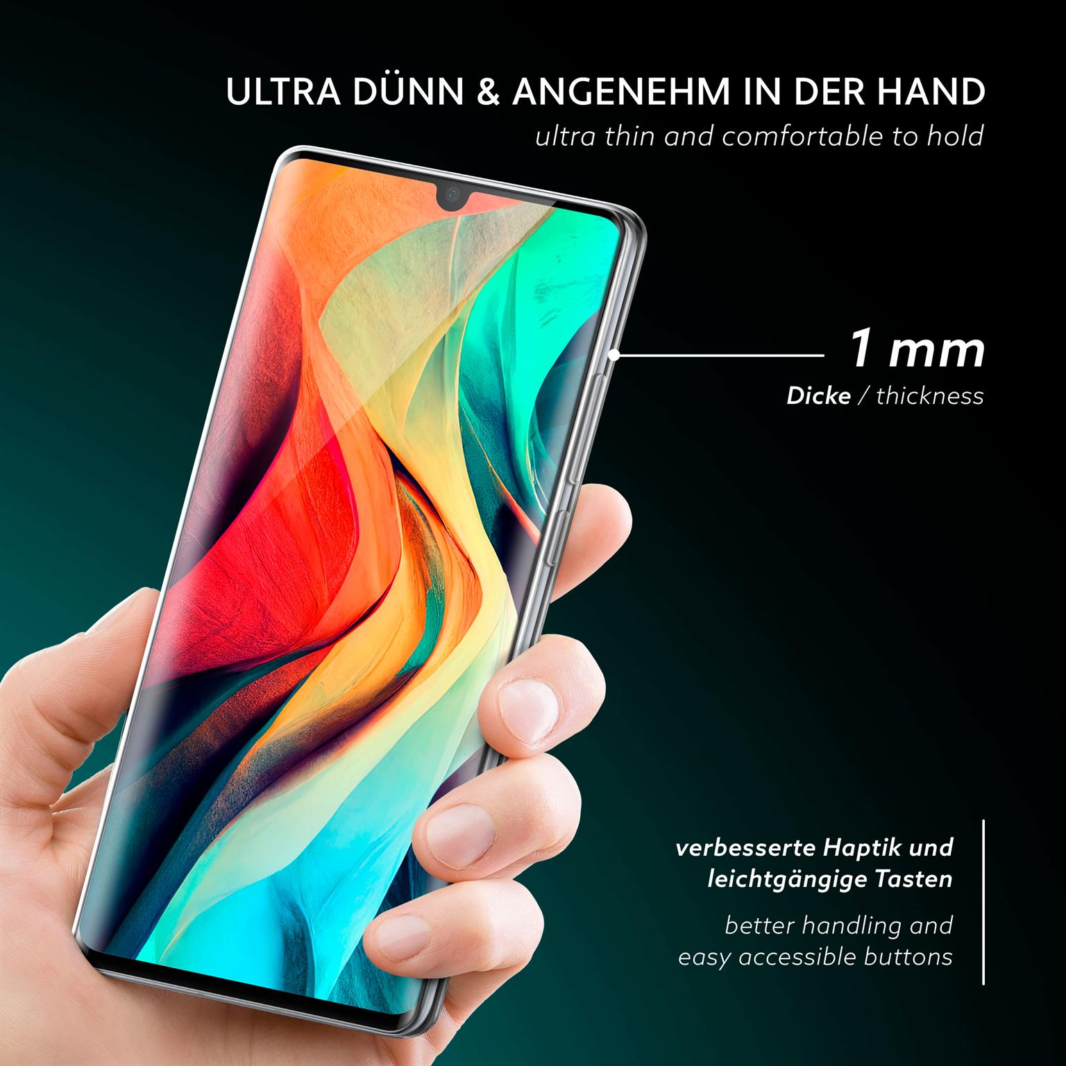 moex Aero Case Huawei P30 Pro durchsichtig aus Silikon – Weiteres Produktbild 2