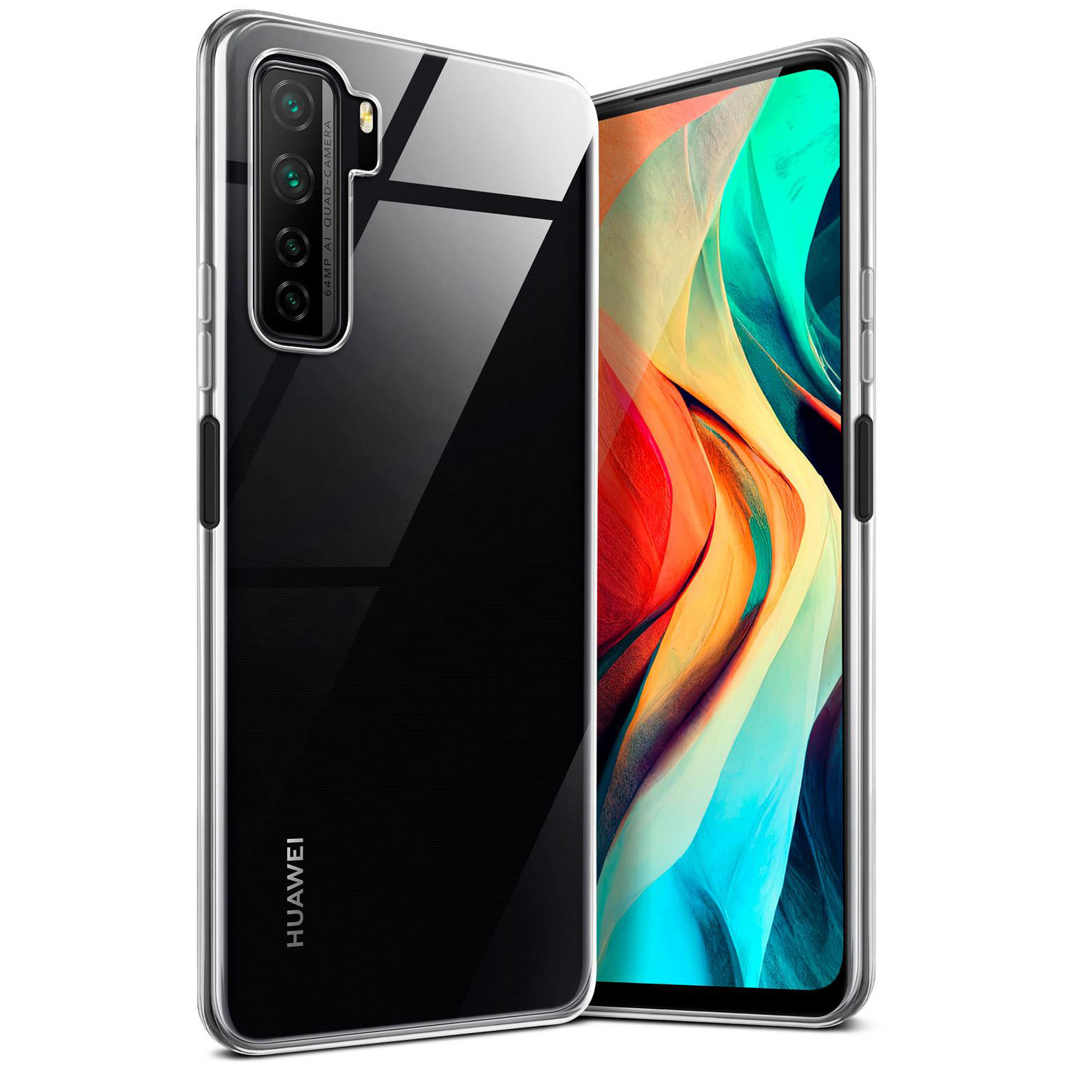 moex Aero Case Huawei P40 Lite 5G durchsichtig aus Silikon – undefined