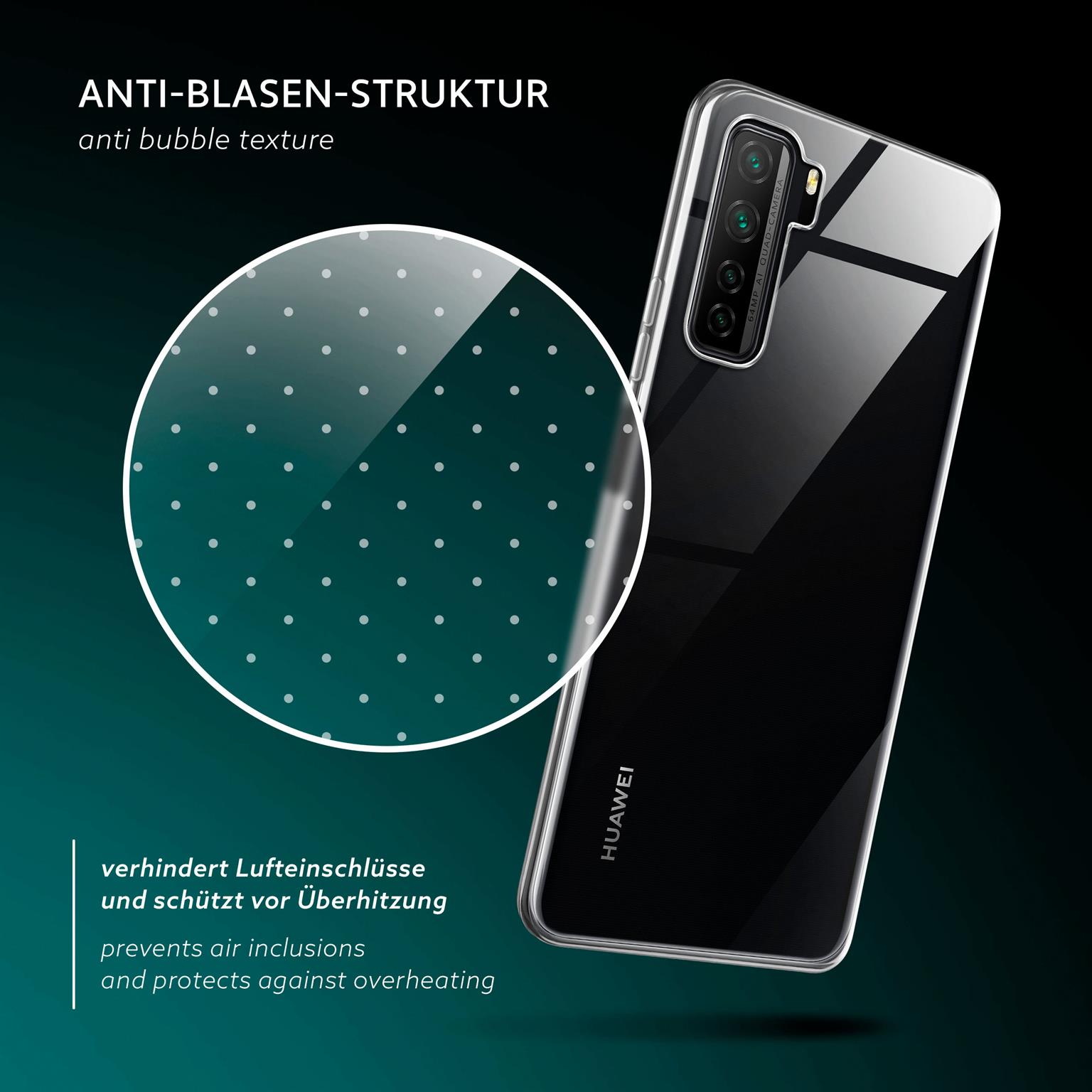 moex Aero Case Huawei P40 Lite 5G durchsichtig aus Silikon – Weiteres Produktbild 5