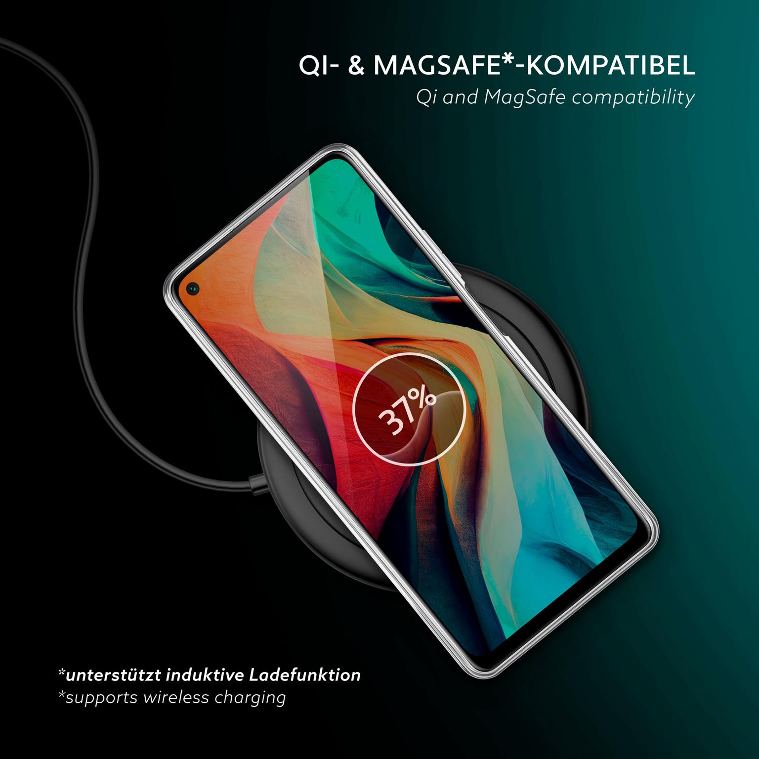 moex Aero Case Huawei P40 Lite 5G durchsichtig aus Silikon – Weiteres Produktbild 6