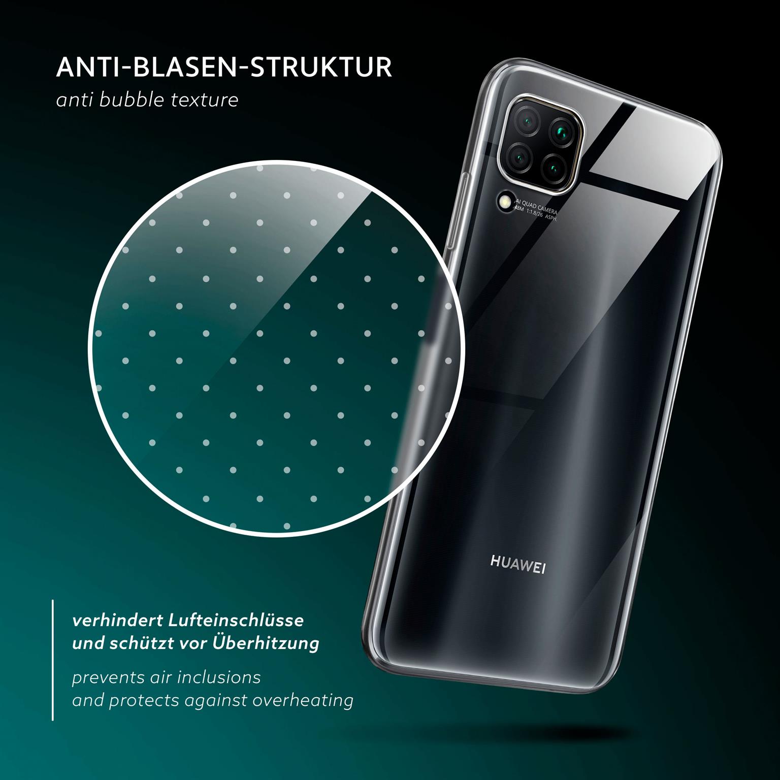 moex Aero Case Huawei P40 Lite durchsichtig aus Silikon – Weiteres Produktbild 6