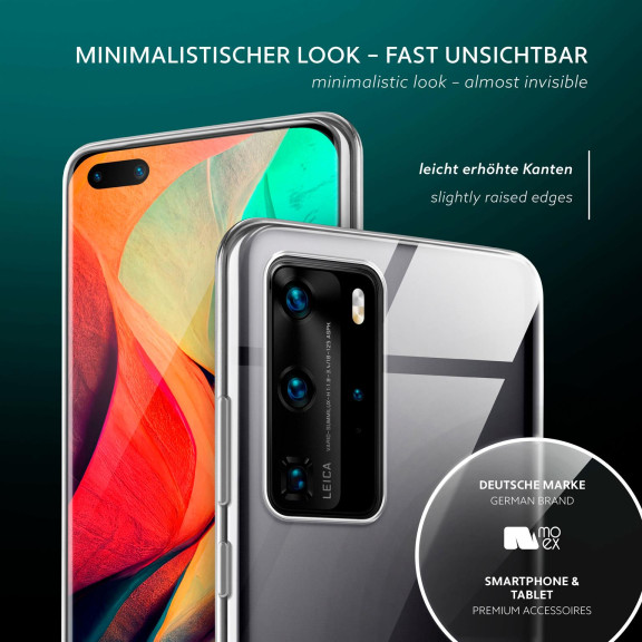 moex Aero Case Huawei P40 Pro durchsichtig aus Silikon – Weiteres Produktbild 4