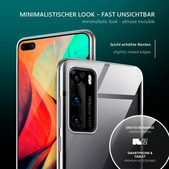 moex Aero Case Huawei P40 durchsichtig aus Silikon – Weiteres Produktbild 4