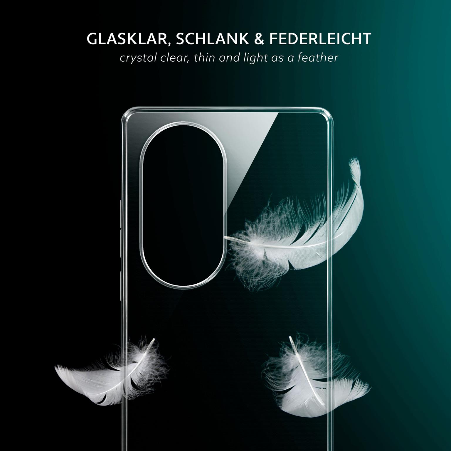 moex Aero Case Huawei P50 Pro durchsichtig aus Silikon – Weiteres Produktbild 3