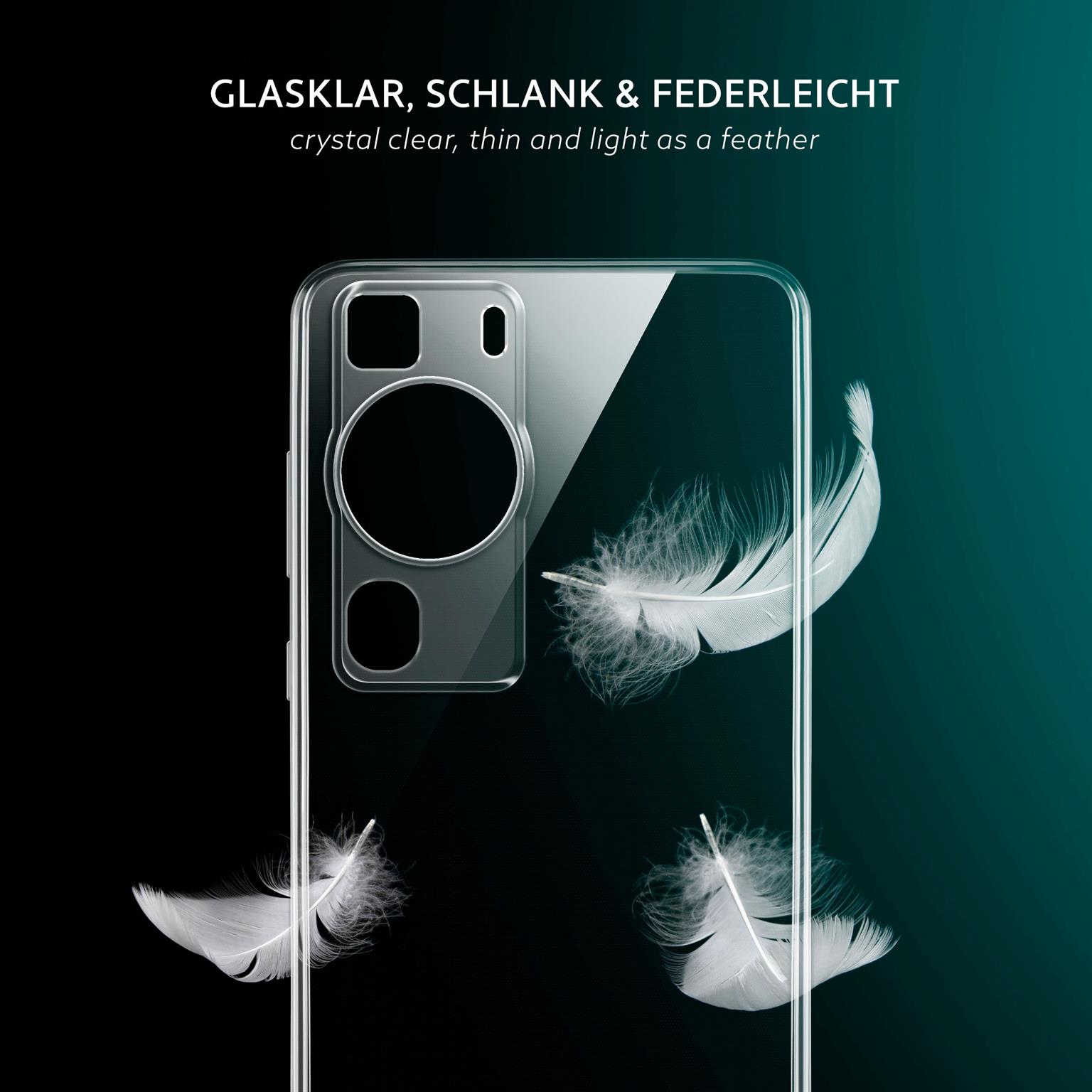 moex Aero Case Huawei P60 Pro durchsichtig aus Silikon – Weiteres Produktbild 2