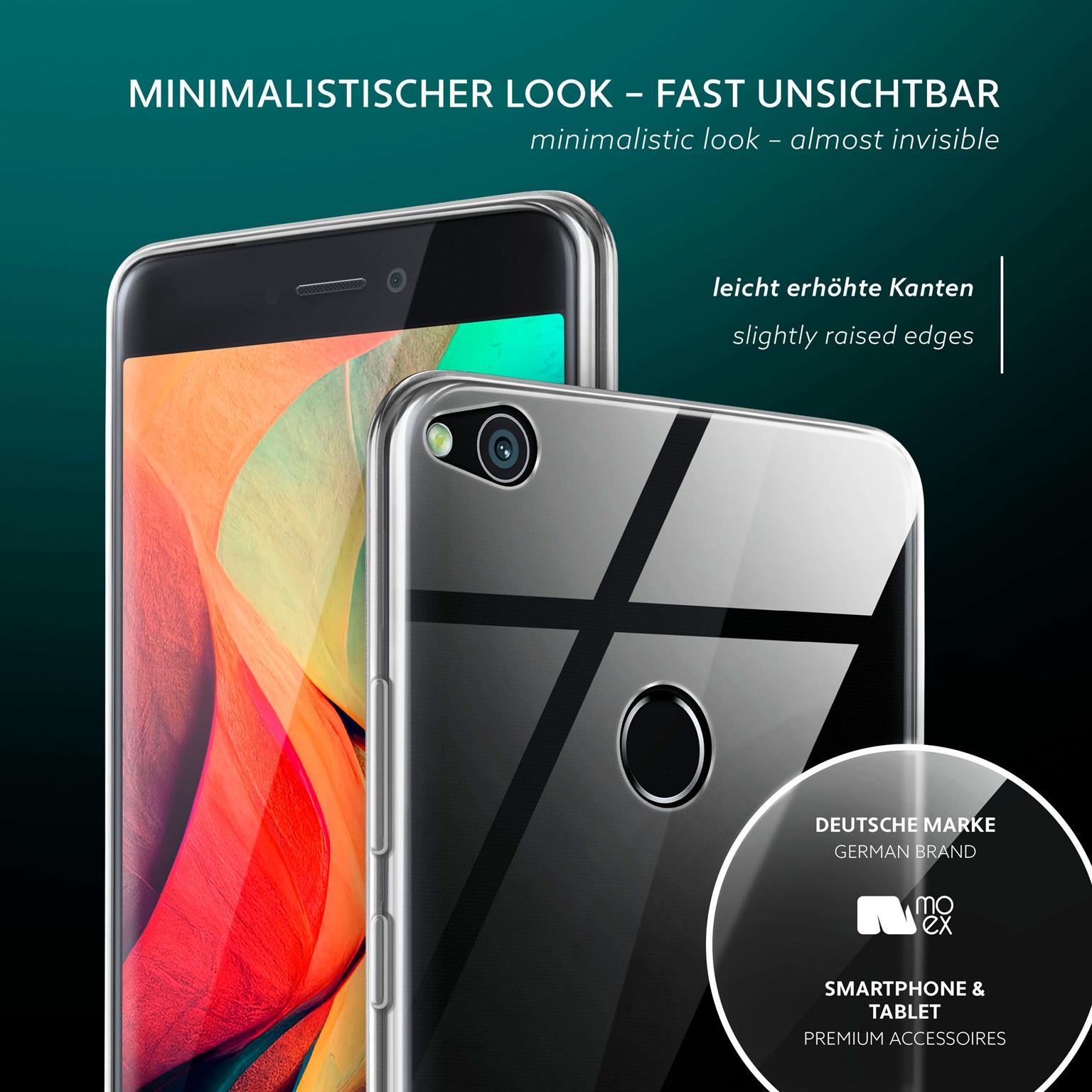 moex Aero Case Huawei P8 Lite 2017 durchsichtig aus Silikon – Weiteres Produktbild 3