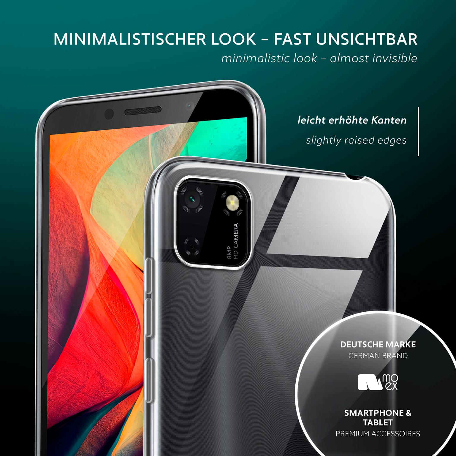 moex Aero Case Huawei Y5p durchsichtig aus Silikon – Weiteres Produktbild 4