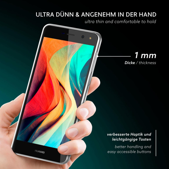 moex Aero Case Huawei Y6 (2017) durchsichtig aus Silikon – Weiteres Produktbild 2