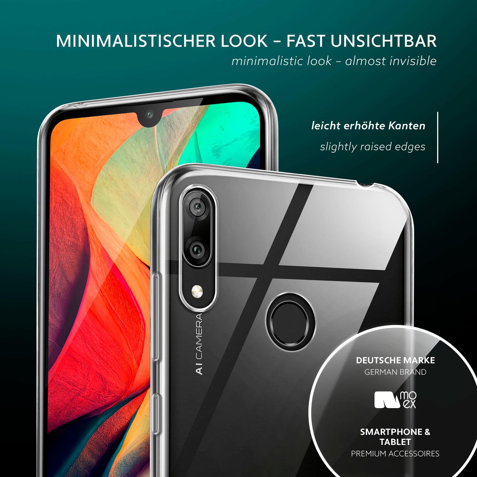 moex Aero Case Huawei Y7 (2019) durchsichtig aus Silikon – Weiteres Produktbild 4