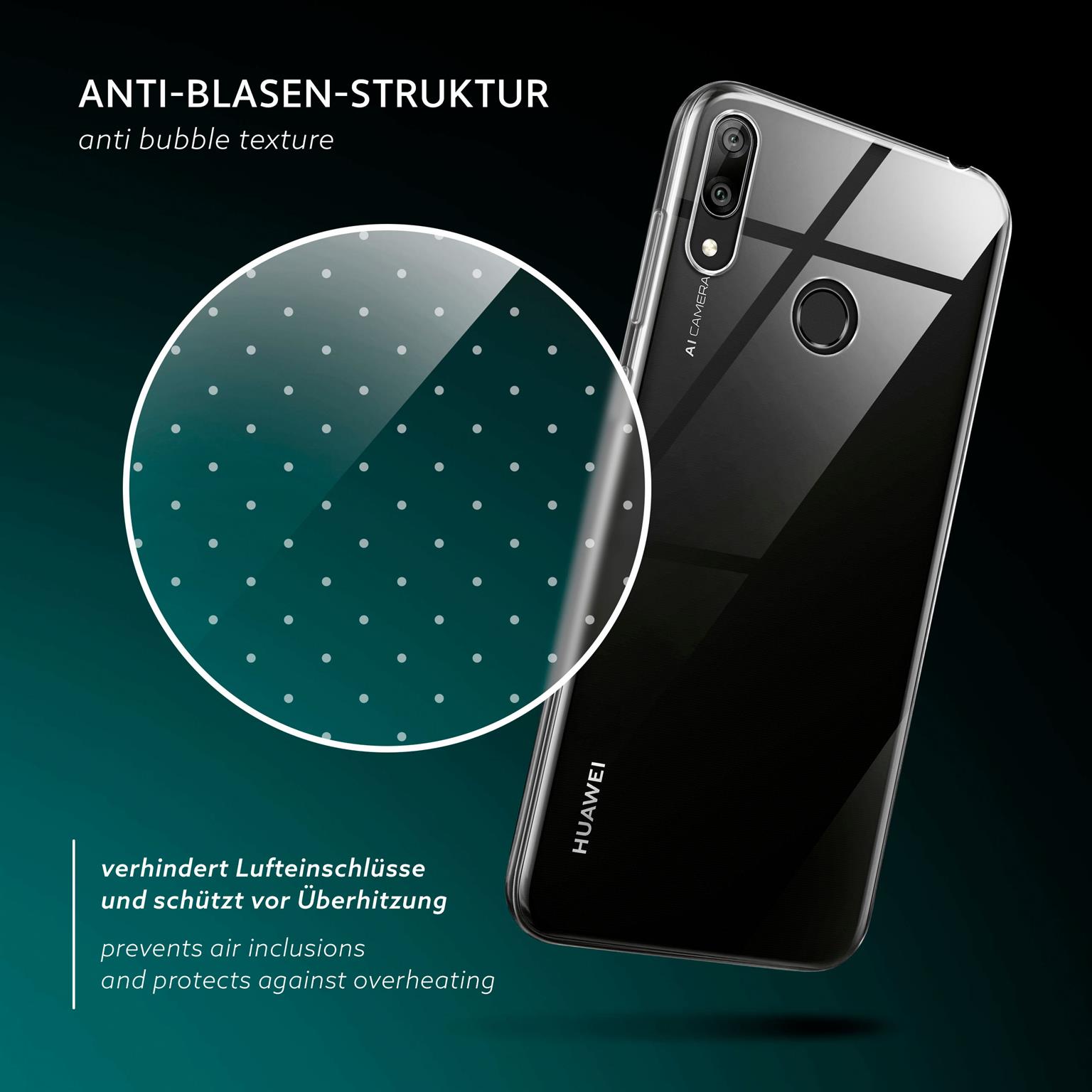 moex Aero Case Huawei Y7 Prime (2019) durchsichtig aus Silikon – Weiteres Produktbild 5
