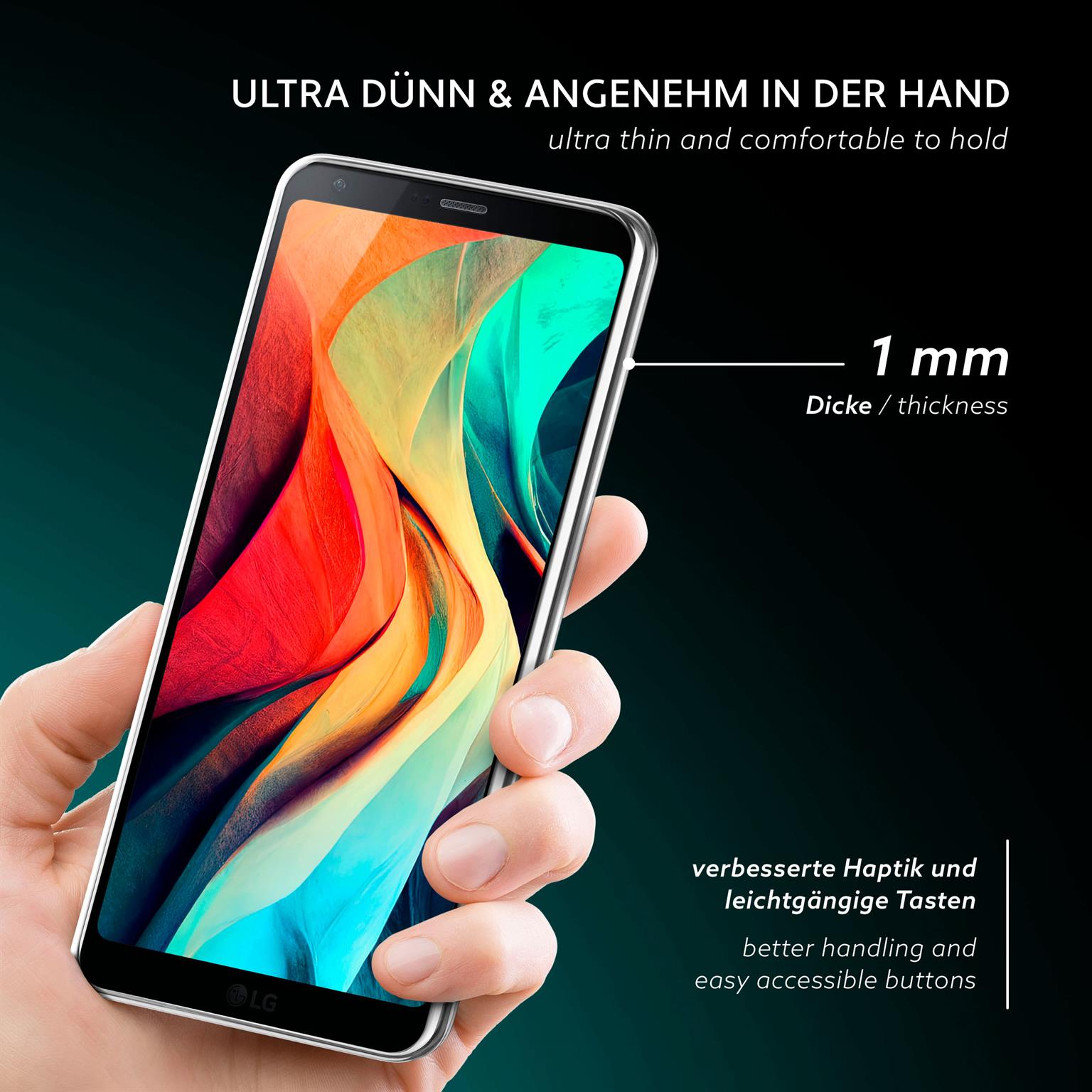 moex Aero Case LG G6 durchsichtig aus Silikon – Weiteres Produktbild 2 moex Aero Case LG G6 durchsichtig aus Silikon – Weiteres Produktbild 2