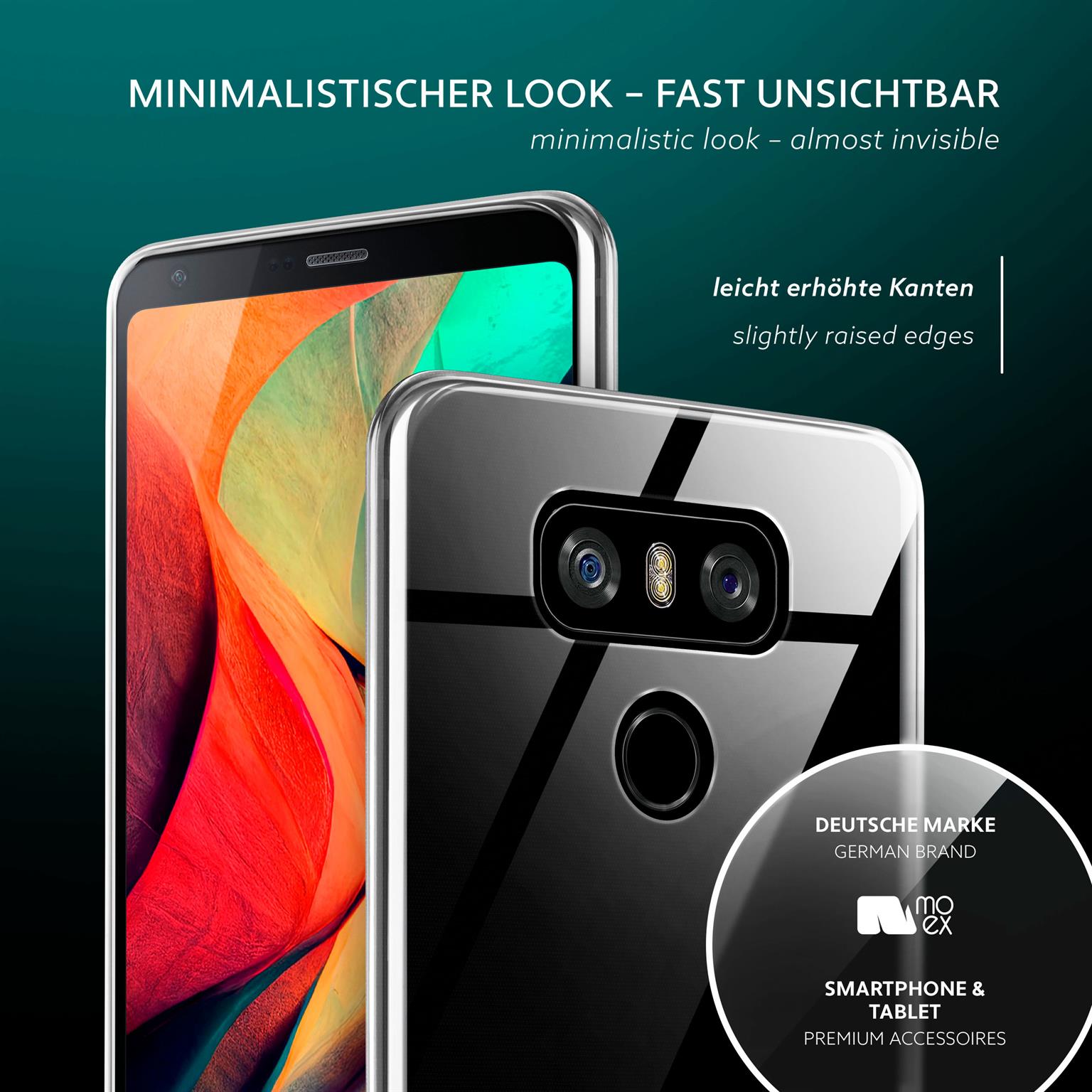 moex Aero Case LG G6 durchsichtig aus Silikon – Weiteres Produktbild 4