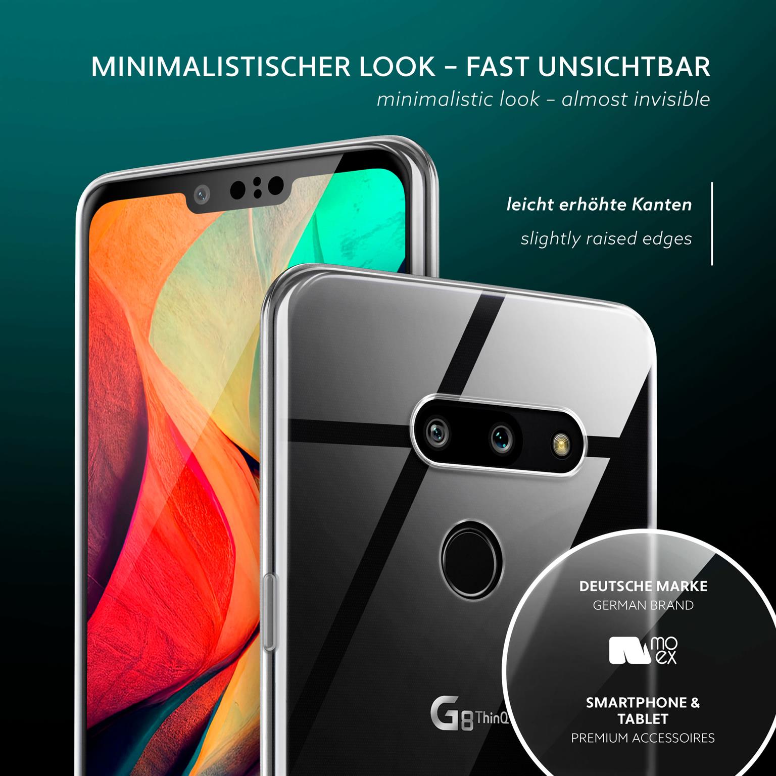 moex Aero Case LG G8 ThinQ durchsichtig aus Silikon – Weiteres Produktbild 4 moex Aero Case LG G8 ThinQ durchsichtig aus Silikon – Weiteres Produktbild 4