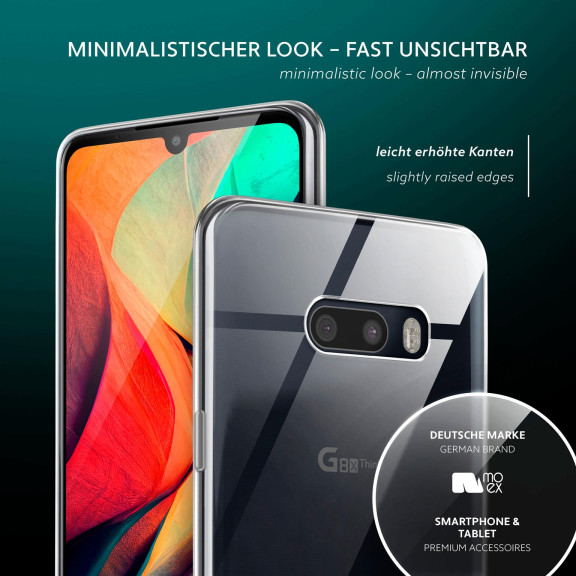 moex Aero Case LG G8X ThinQ durchsichtig aus Silikon – Weiteres Produktbild 4