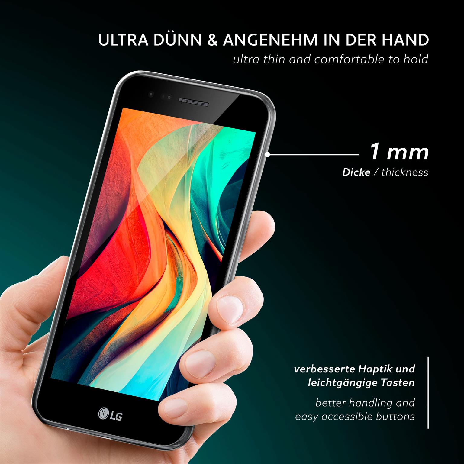moex Aero Case LG K4 (2017) durchsichtig aus Silikon – Weiteres Produktbild 2 moex Aero Case LG K4 (2017) durchsichtig aus Silikon – Weiteres Produktbild 2