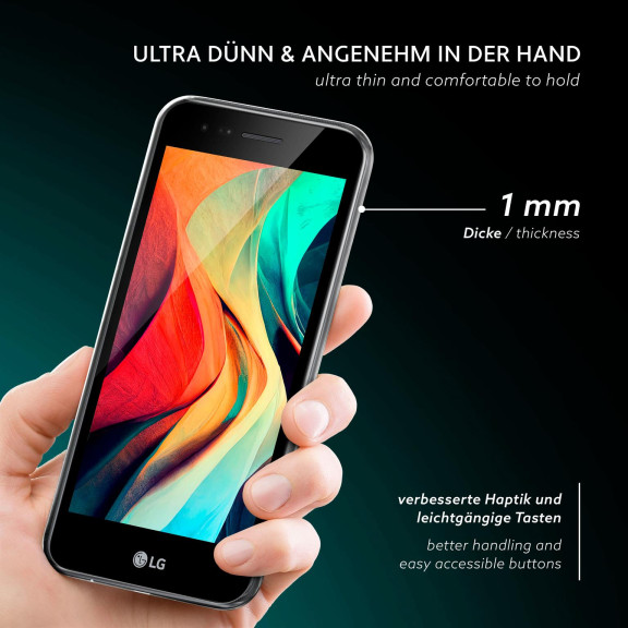 moex Aero Case LG K4 (2017) durchsichtig aus Silikon – Weiteres Produktbild 2