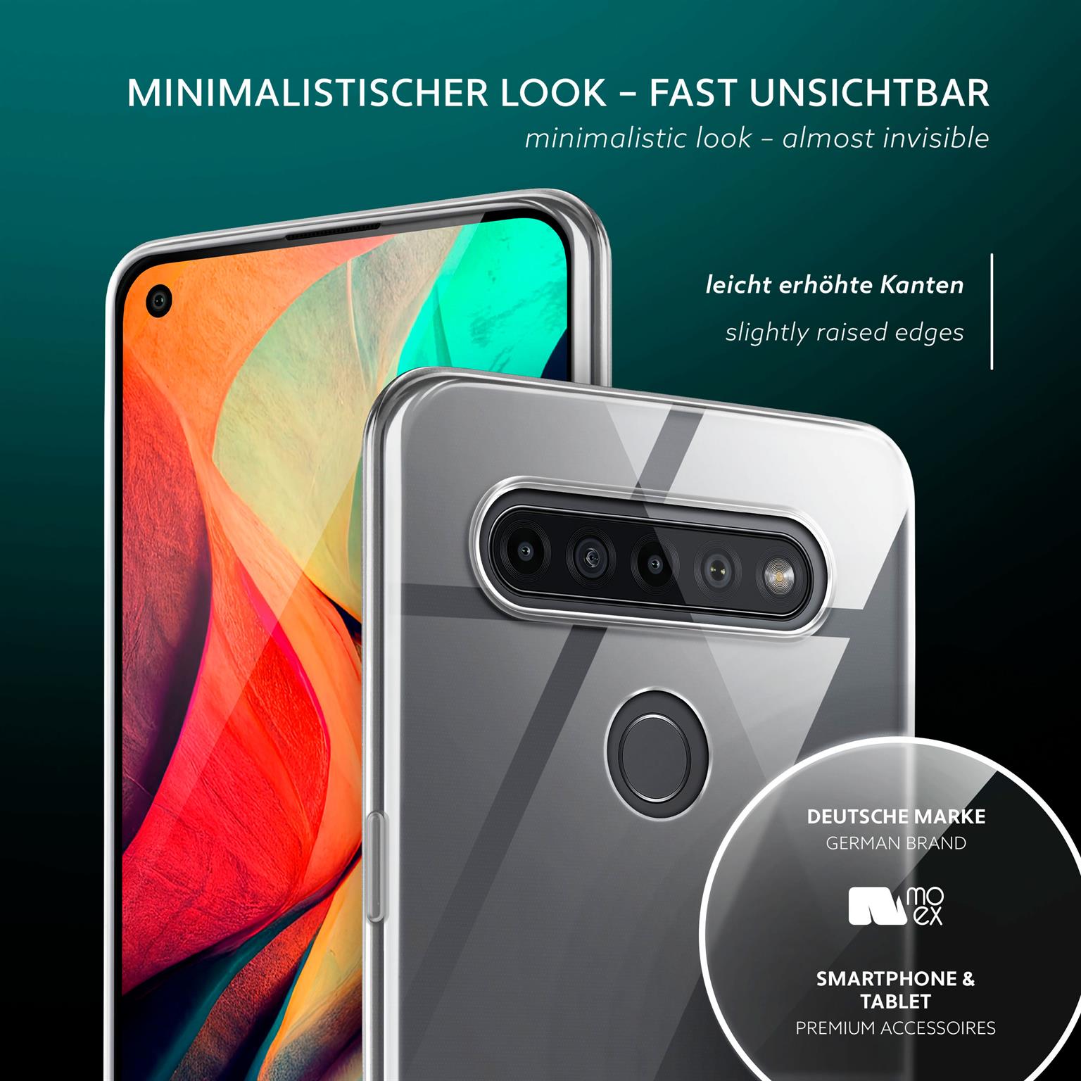 moex Aero Case LG K51S durchsichtig aus Silikon – Weiteres Produktbild 4