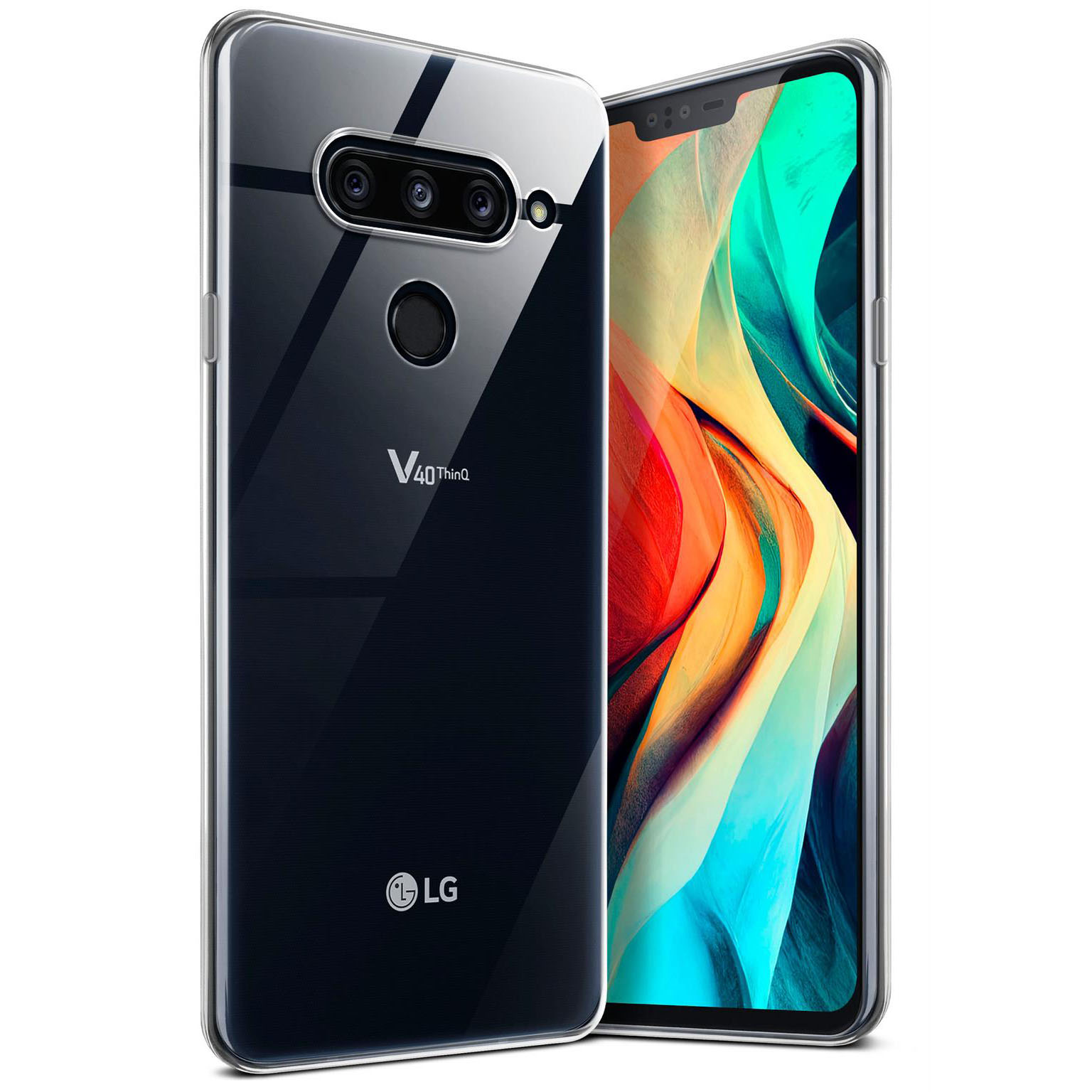 moex Aero Case LG V40 ThinQ durchsichtig aus Silikon – undefined