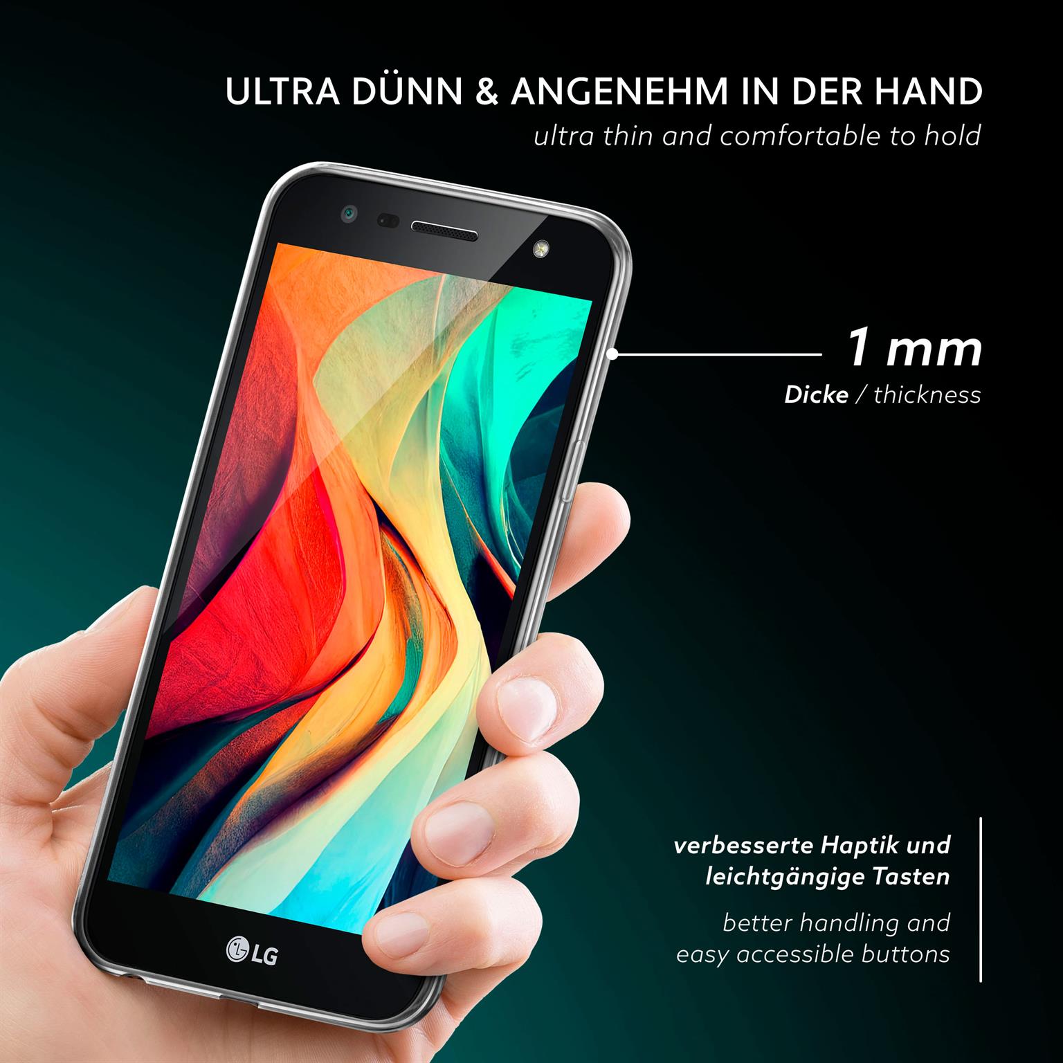 moex Aero Case LG X Power 2 durchsichtig aus Silikon – Weiteres Produktbild 2 moex Aero Case LG X Power 2 durchsichtig aus Silikon – Weiteres Produktbild 2