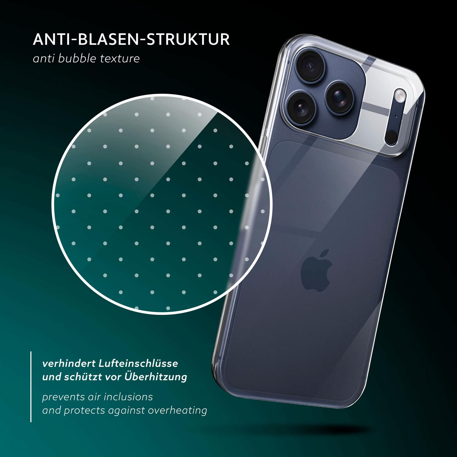moex Aero Case iPhone 17 Pro durchsichtig aus Silikon – Weiteres Produktbild 6
