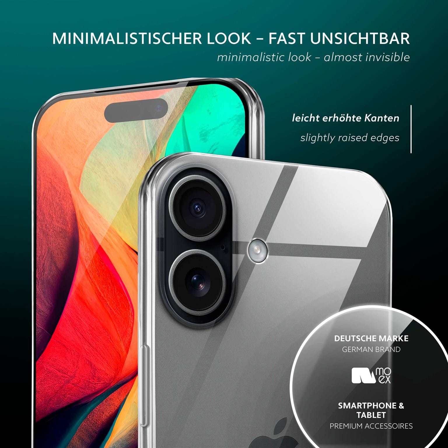moex Aero Case iPhone 17 durchsichtig aus Silikon – Weiteres Produktbild 4 moex Aero Case iPhone 17 durchsichtig aus Silikon – Weiteres Produktbild 4