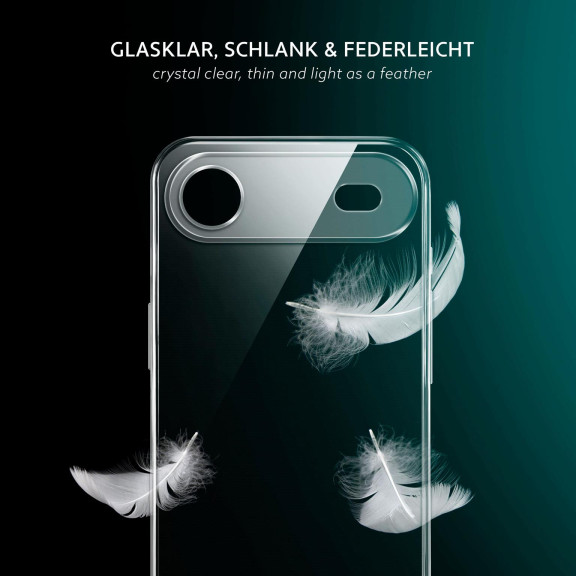 moex Aero Case iPhone Air durchsichtig aus Silikon – Weiteres Produktbild 3