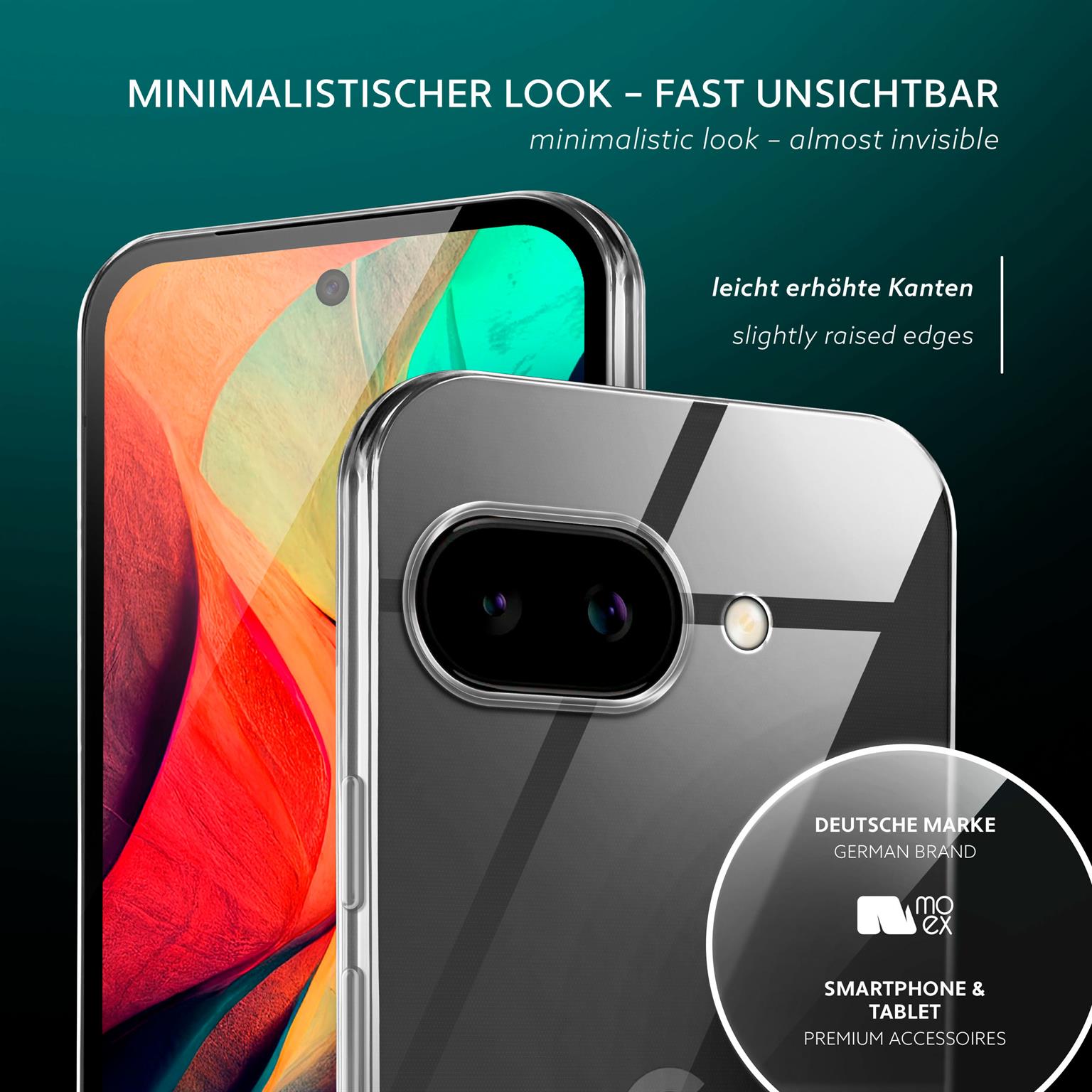 moex Aero Case Google Pixel 9a durchsichtig aus Silikon – Weiteres Produktbild 3