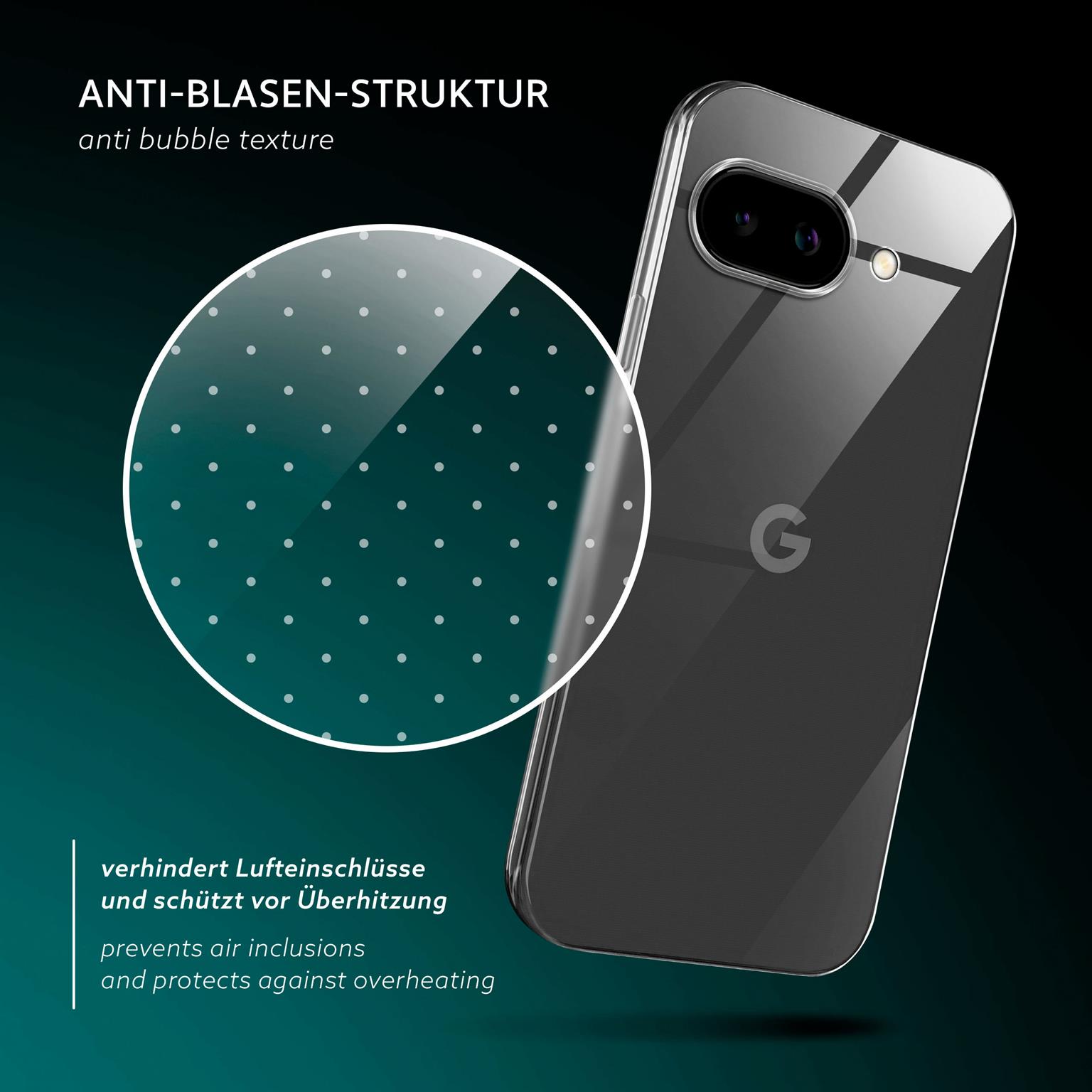 moex Aero Case Google Pixel 9a durchsichtig aus Silikon – Weiteres Produktbild 5