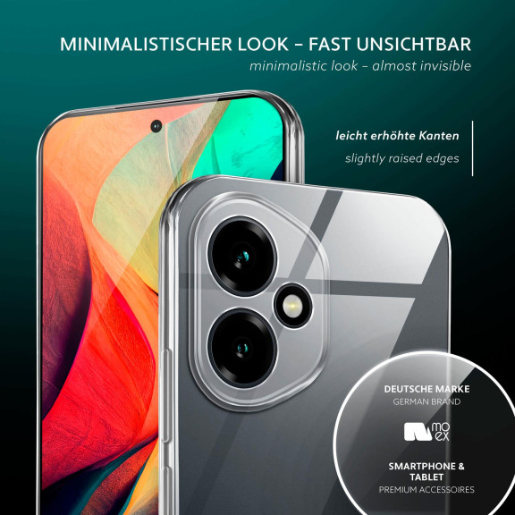 moex Aero Case Honor 400 durchsichtig aus Silikon – Weiteres Produktbild 4