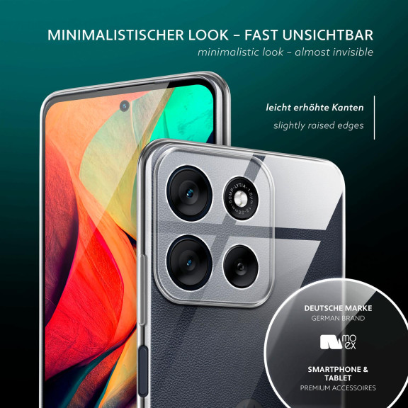 moex Aero Case Motorola Moto G56 5G durchsichtig aus Silikon – Weiteres Produktbild 4 moex Aero Case Motorola Moto G56 5G durchsichtig aus Silikon – Weiteres Produktbild 4