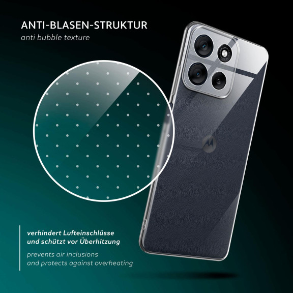 moex Aero Case Motorola Moto G56 5G durchsichtig aus Silikon – Weiteres Produktbild 6