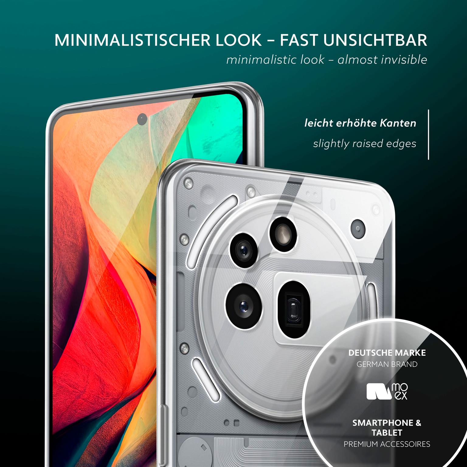 moex Aero Case Nothing Phone (3a) Pro durchsichtig aus Silikon – Weiteres Produktbild 4