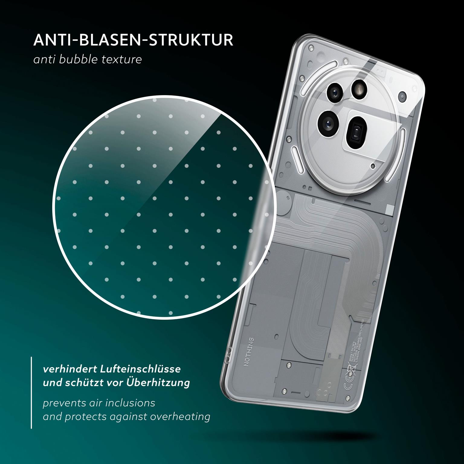 moex Aero Case Nothing Phone (3a) Pro durchsichtig aus Silikon – Weiteres Produktbild 6
