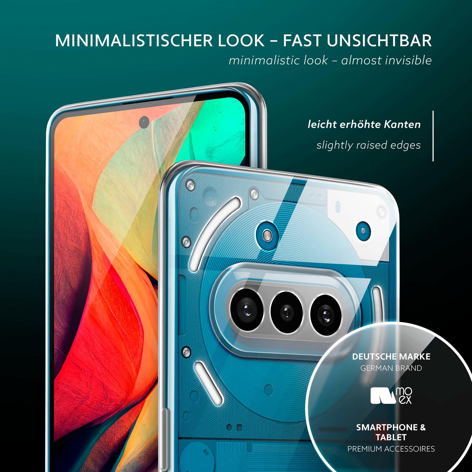 moex Aero Case Nothing Phone (3a) durchsichtig aus Silikon – Weiteres Produktbild 4 moex Aero Case Nothing Phone (3a) durchsichtig aus Silikon – Weiteres Produktbild 4