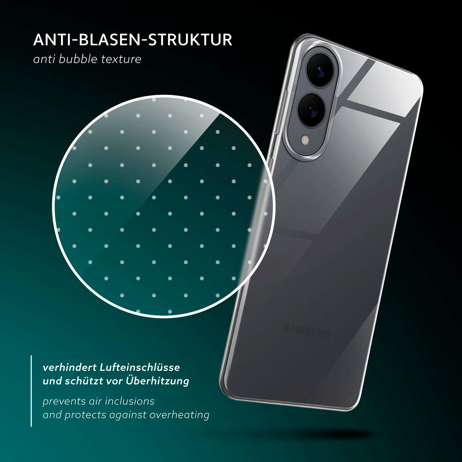 moex Aero Case Samsung Galaxy S25 Edge durchsichtig aus Silikon – Weiteres Produktbild 6