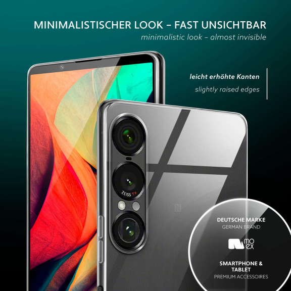 moex Aero Case Sony Xperia 1 VII durchsichtig aus Silikon – Weiteres Produktbild 4 moex Aero Case Sony Xperia 1 VII durchsichtig aus Silikon – Weiteres Produktbild 4