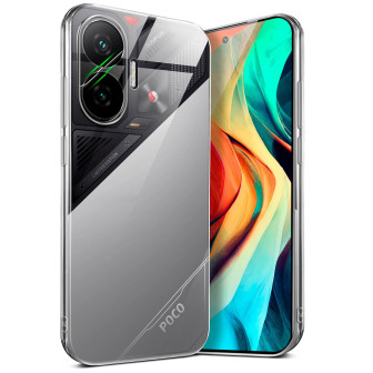 moex Aero Case Poco F7 durchsichtig aus Silikon – Crystal-Clear