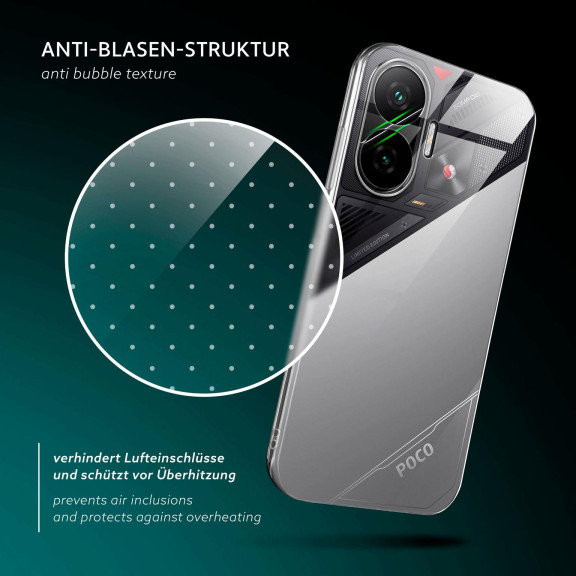 moex Aero Case Poco F7 durchsichtig aus Silikon – Weiteres Produktbild 6