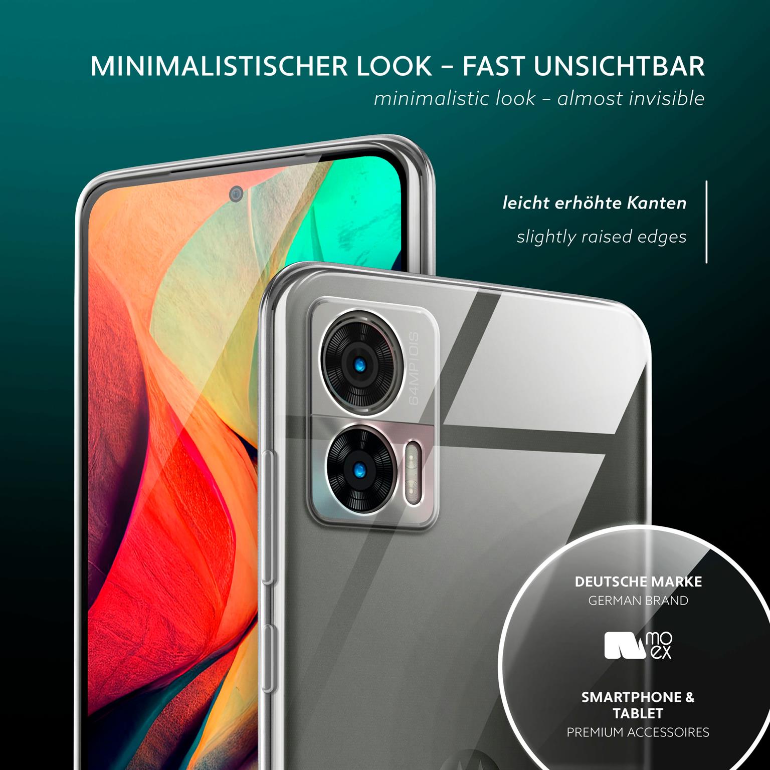 moex Aero Case Motorola Edge 30 Neo durchsichtig aus Silikon – Weiteres Produktbild 4