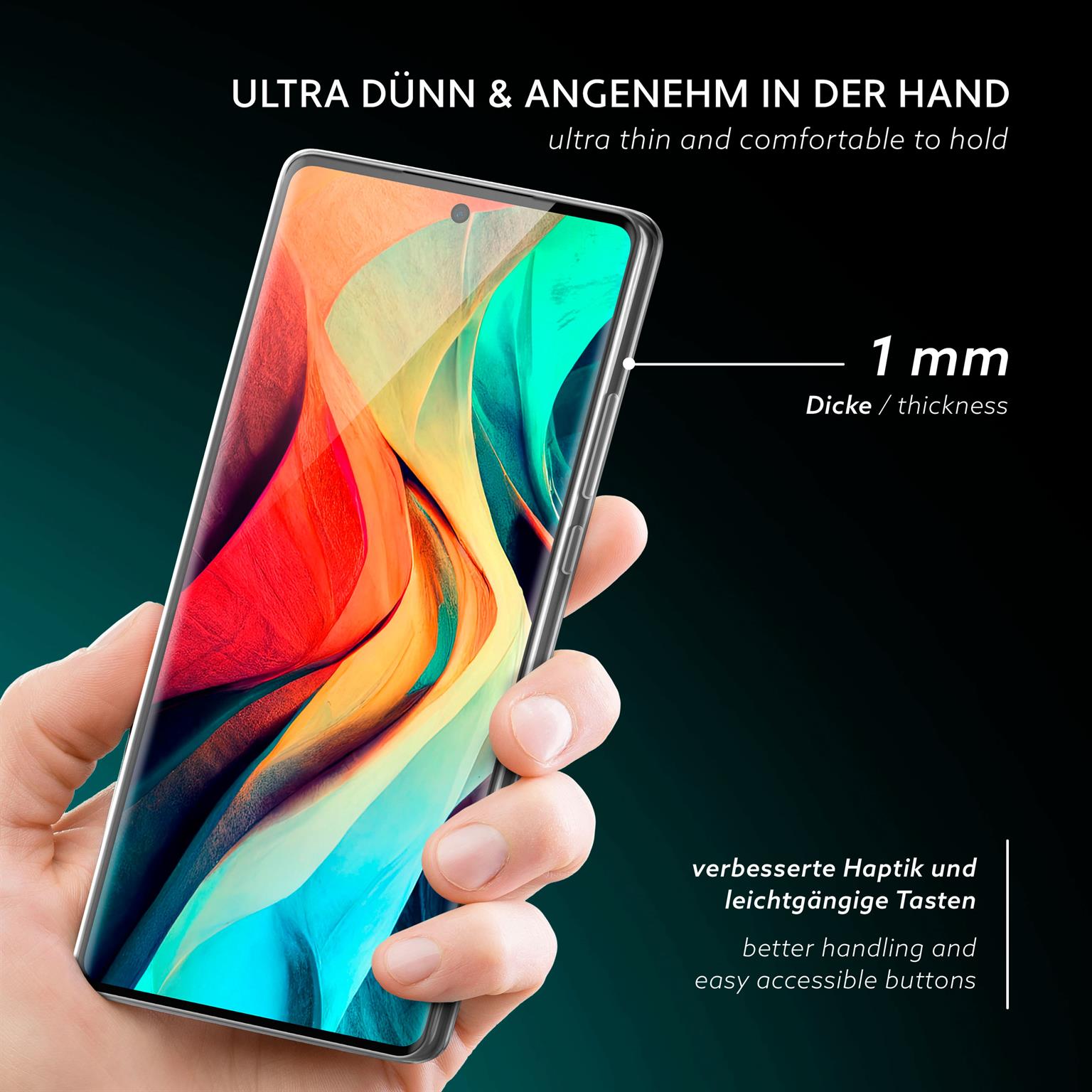 moex Aero Case Motorola Edge 30 Ultra durchsichtig aus Silikon – Weiteres Produktbild 2