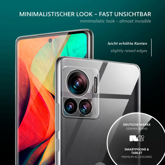 moex Aero Case Motorola Edge 30 Ultra durchsichtig aus Silikon – Weiteres Produktbild 4