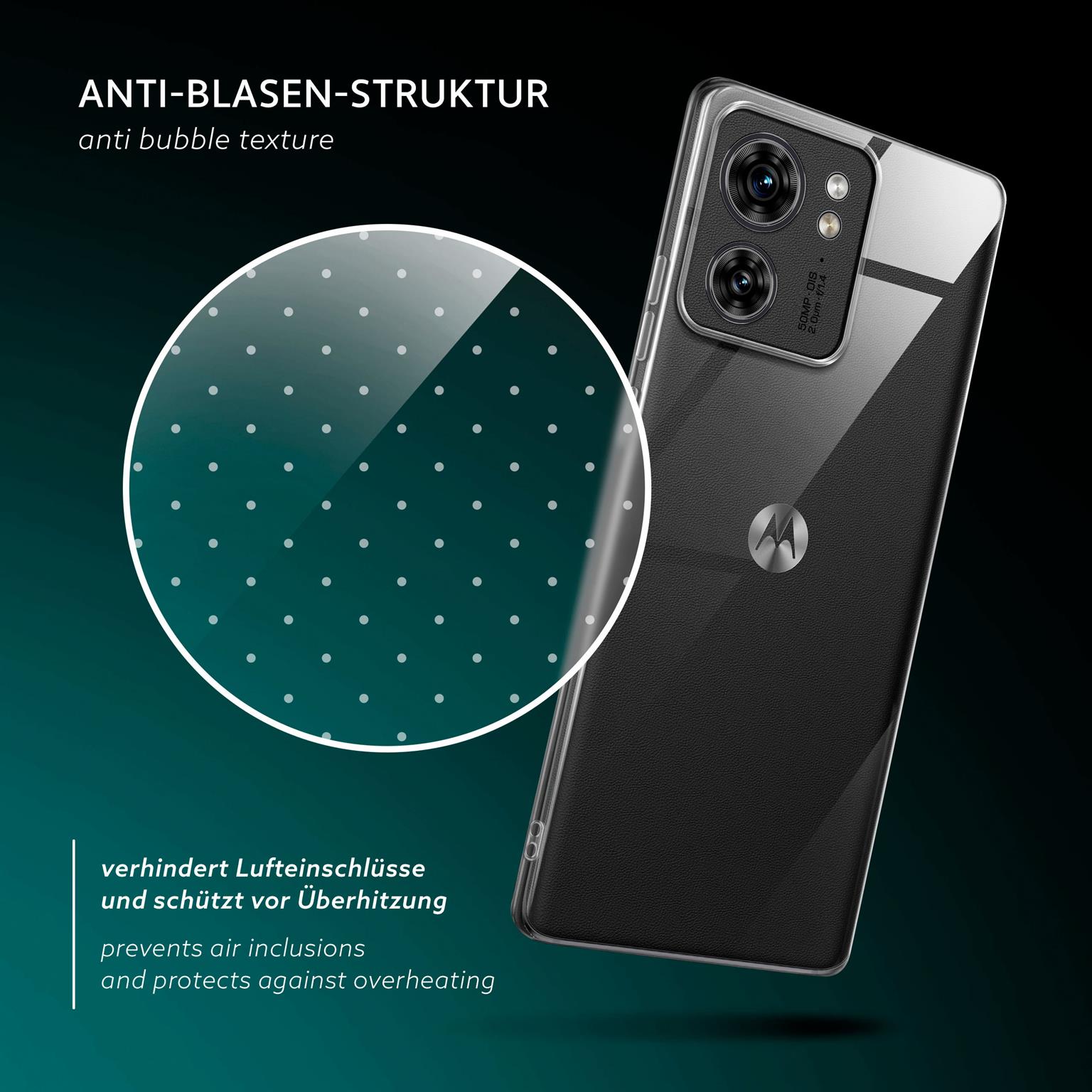 moex Aero Case Motorola Edge 40 durchsichtig aus Silikon – Weiteres Produktbild 6
