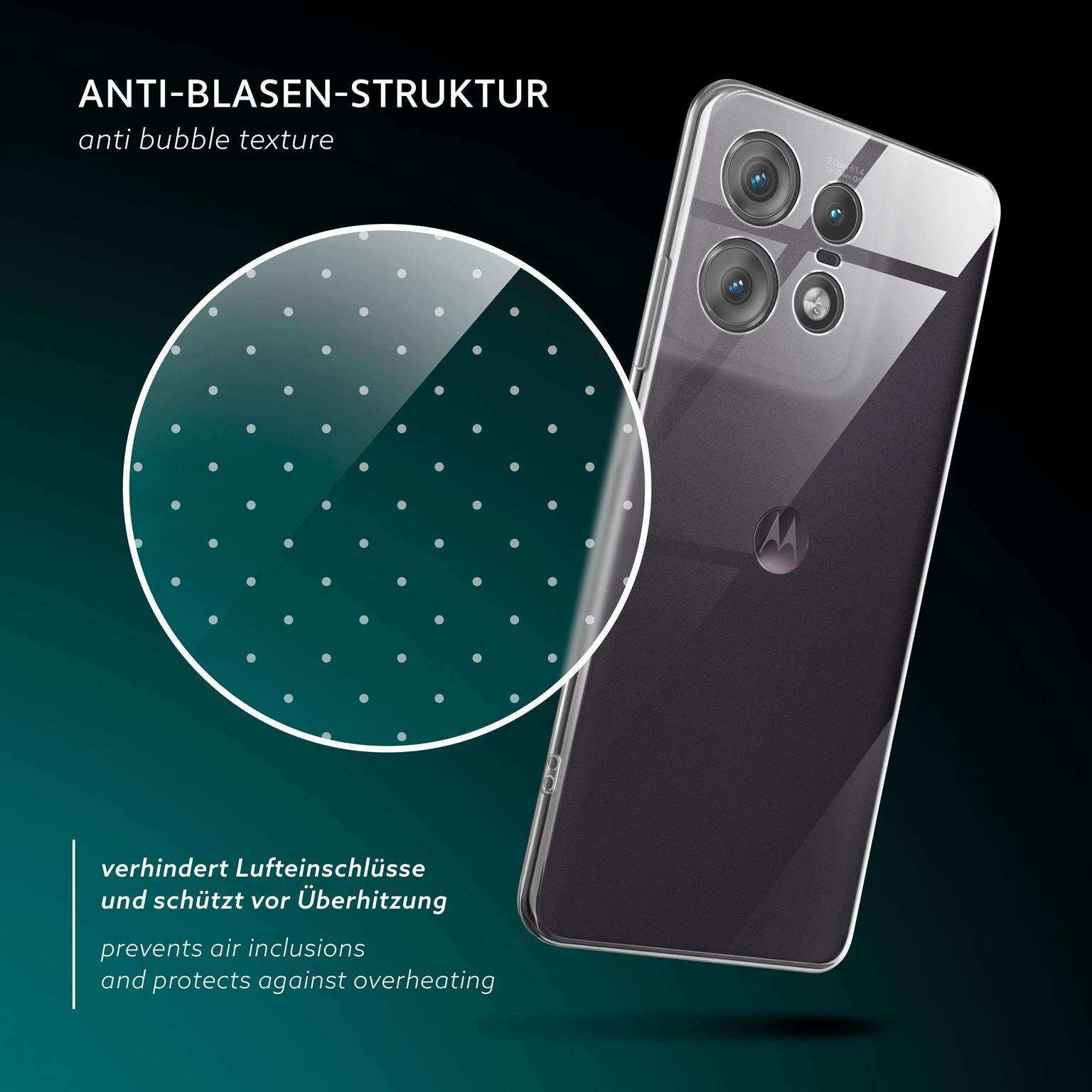 moex Aero Case Motorola Edge 50 Pro durchsichtig aus Silikon – Weiteres Produktbild 6