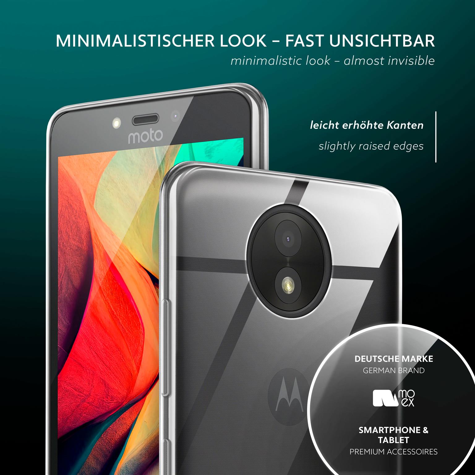 moex Aero Case Motorola Moto C Plus durchsichtig aus Silikon – Weiteres Produktbild 4 moex Aero Case Motorola Moto C Plus durchsichtig aus Silikon – Weiteres Produktbild 4