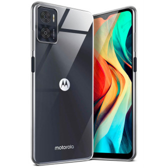 moex Aero Case Motorola Moto E22 durchsichtig aus Silikon – Crystal-Clear moex Aero Case Motorola Moto E22 durchsichtig aus Silikon – Crystal-Clear