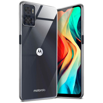 moex Aero Case Motorola Moto E22i durchsichtig aus Silikon – Crystal-Clear